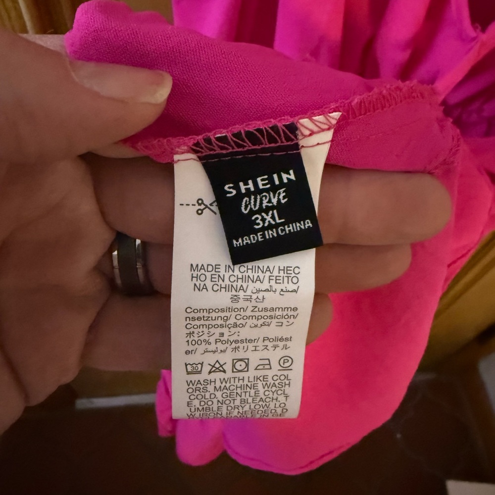 SHEIN Curve Pink Dress
